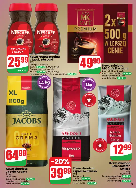 Dino - gazetka promocyjna Gazetka 43 / 2026 od środy 21.10 do wtorku 27.10 - strona 13