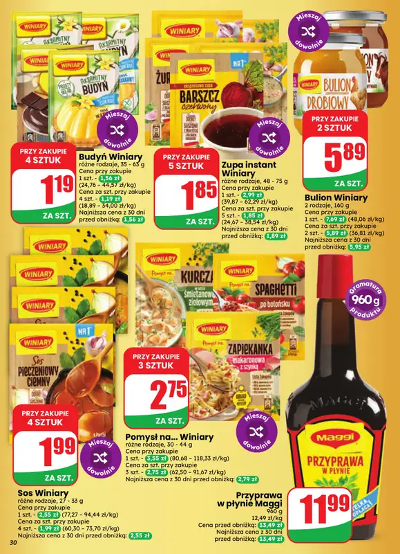 Dino - gazetka promocyjna Gazetka 43 / 2026 od środy 21.10 do wtorku 27.10 - strona 30