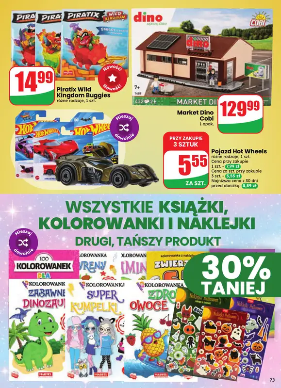 Dino - gazetka promocyjna Gazetka 43 / 2026 od środy 21.10 do wtorku 27.10 - strona 73