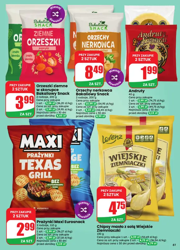 Dino - gazetka promocyjna Gazetka 43 / 2026 od środy 21.10 do wtorku 27.10 - strona 61