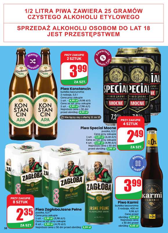 Dino - gazetka promocyjna Gazetka 43 / 2026 od środy 21.10 do wtorku 27.10 - strona 58