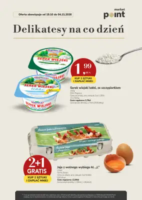 Market Point - gazetka promocyjna Gazetka od poniedziałku 19.10 do środy 04.11
