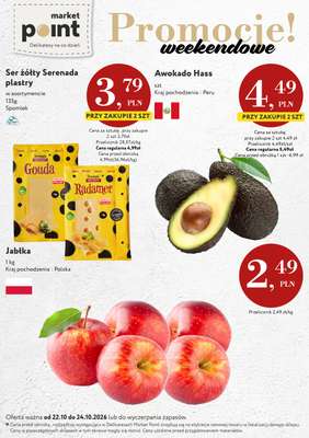 Market Point - gazetka promocyjna Ulotka weekendowa od czwartku 22.10 do soboty 24.10