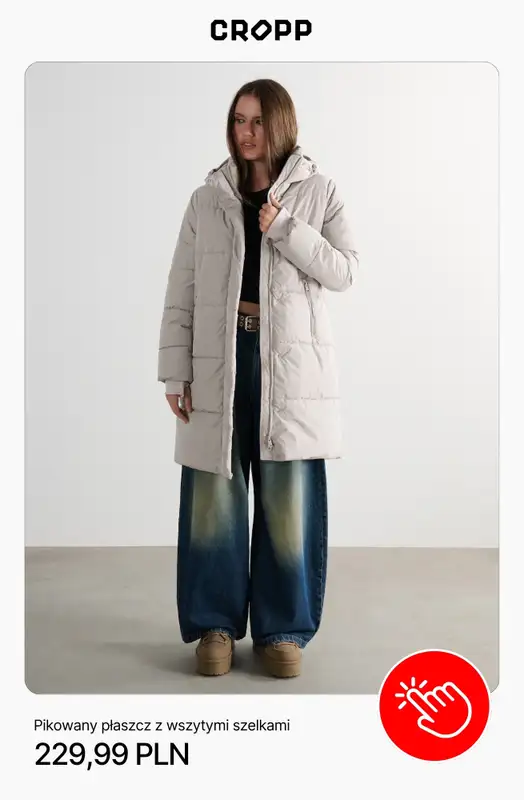Cropp - gazetka promocyjna Kurtki puffer damskie od środy 21.10  - strona 10