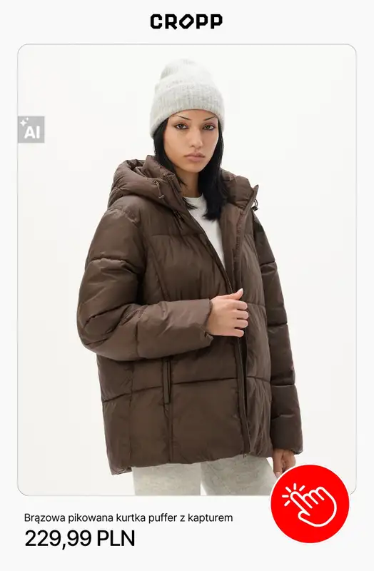 Cropp - gazetka promocyjna Kurtki puffer damskie od środy 21.10  - strona 6