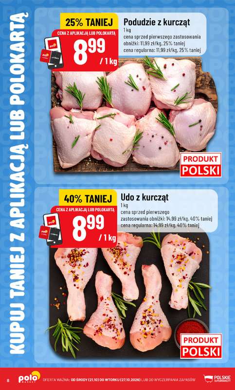 POLOmarket - gazetka promocyjna Kupuj taniej z aplikacją lub polokartą od środy 21.10 do wtorku 27.10 - strona 8