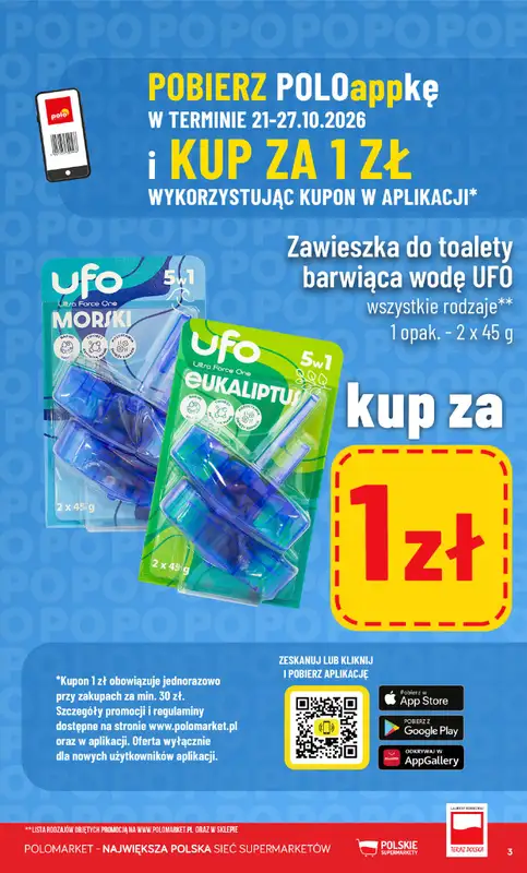 POLOmarket - gazetka promocyjna Kupuj taniej z aplikacją lub polokartą   - strona 3