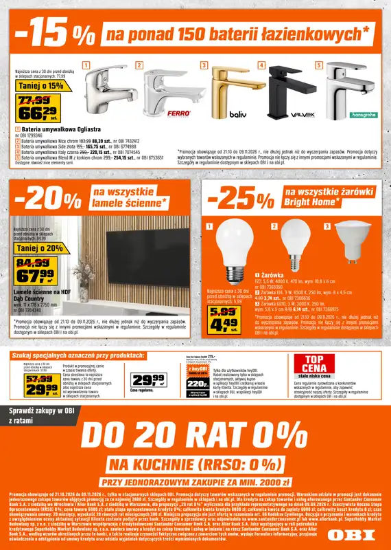 OBI - gazetka promocyjna Gazetka od środy 21.10 do poniedziałku 09.11 - strona 16