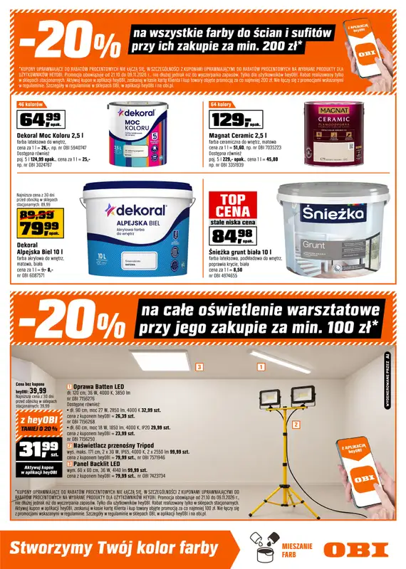 OBI - gazetka promocyjna Gazetka od środy 21.10 do poniedziałku 09.11 - strona 3