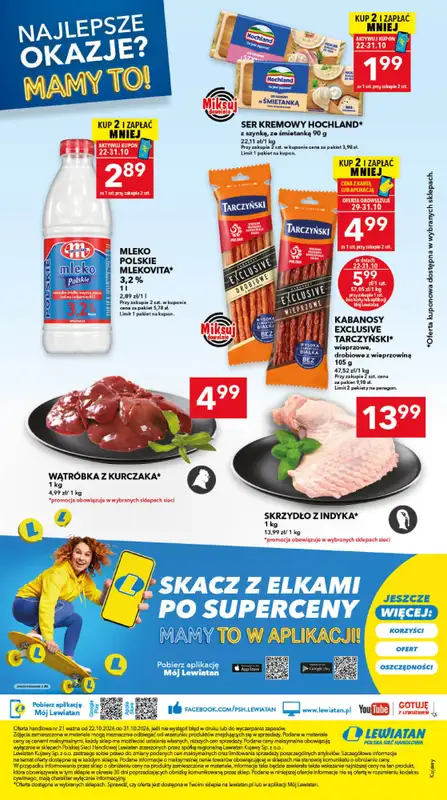 LEWIATAN - gazetka promocyjna Mamy TO w Lewiatanie – Kujawy od czwartku 22.10 do soboty 31.10 - strona 16
