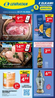 LEWIATAN - gazetka promocyjna Mamy TO w Lewiatanie – woj. lubelskie od czwartku 22.10 do soboty 31.10