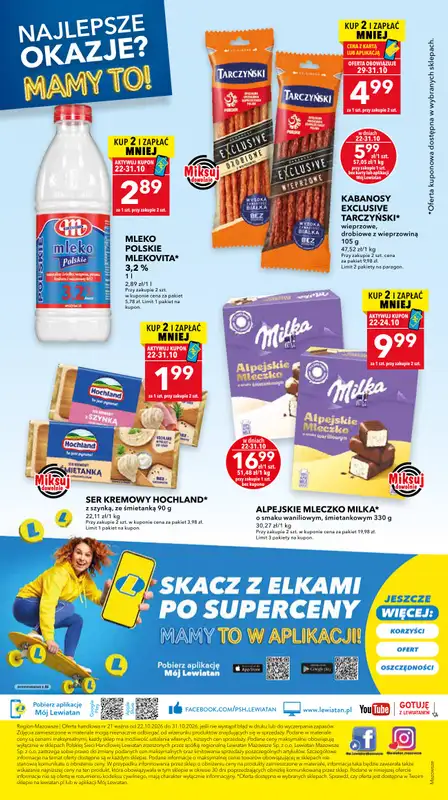 LEWIATAN - gazetka promocyjna Mamy TO w Lewiatanie – woj. mazowieckie od czwartku 22.10 do soboty 31.10 - strona 16