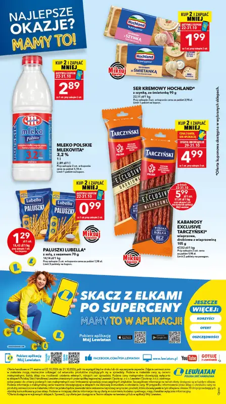 LEWIATAN - gazetka promocyjna Mamy TO w Lewiatanie – woj. opolskie od czwartku 22.10 do soboty 31.10 - strona 16