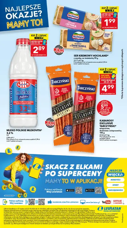 LEWIATAN - gazetka promocyjna Mamy TO w Lewiatanie – woj. podkarpackie od czwartku 22.10 do soboty 31.10 - strona 16