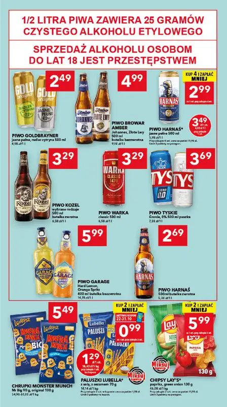 LEWIATAN - gazetka promocyjna Mamy TO w Lewiatanie – Północ od czwartku 22.10 do soboty 31.10 - strona 13