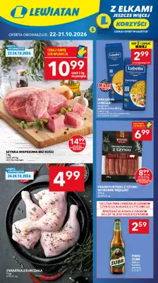 LEWIATAN - gazetka promocyjna Mamy TO w Lewiatanie – Północ od czwartku 22.10 do soboty 31.10