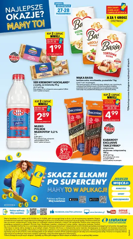 LEWIATAN - gazetka promocyjna Mamy TO w Lewiatanie – Zachód od czwartku 22.10 do soboty 31.10 - strona 16