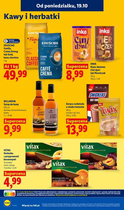 Lidl - gazetka promocyjna Oferta od poniedziałku od poniedziałku 19.10 do środy 21.10 - strona 80
