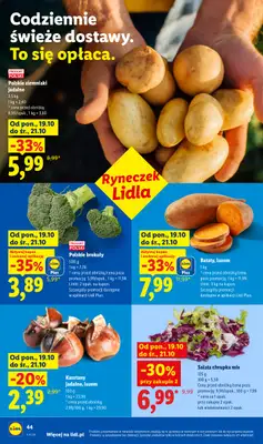 Lidl - gazetka promocyjna Oferta od poniedziałku od poniedziałku 19.10 do środy 21.10 - strona 40