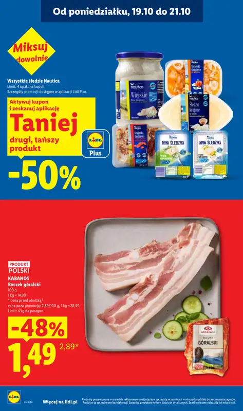 Lidl - gazetka promocyjna Oferta od poniedziałku od poniedziałku 19.10 do środy 21.10 - strona 22