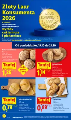 Lidl - gazetka promocyjna Oferta od poniedziałku od poniedziałku 19.10 do środy 21.10 - strona 46