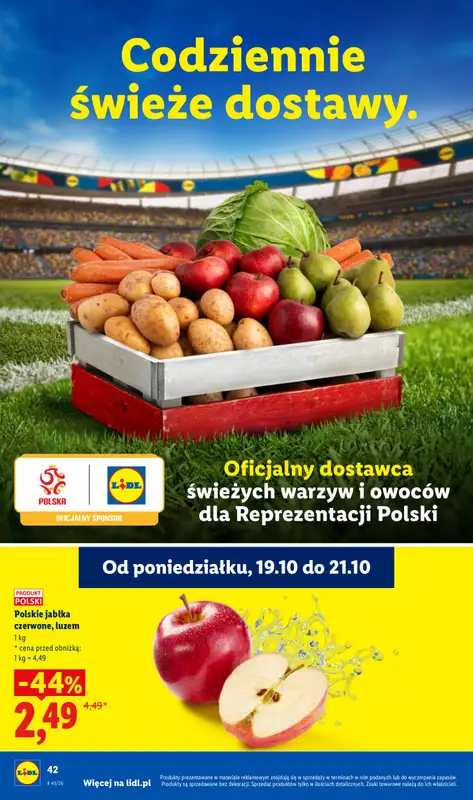 Lidl - gazetka promocyjna Oferta od poniedziałku od poniedziałku 19.10 do środy 21.10 - strona 38
