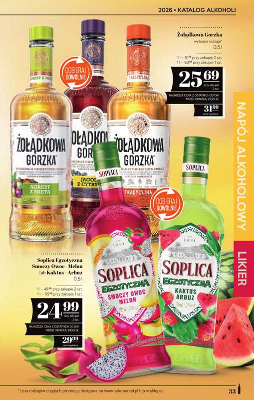 POLOmarket - gazetka promocyjna Katalog alkoholi od czwartku 22.10 do środy 04.11 - strona 33