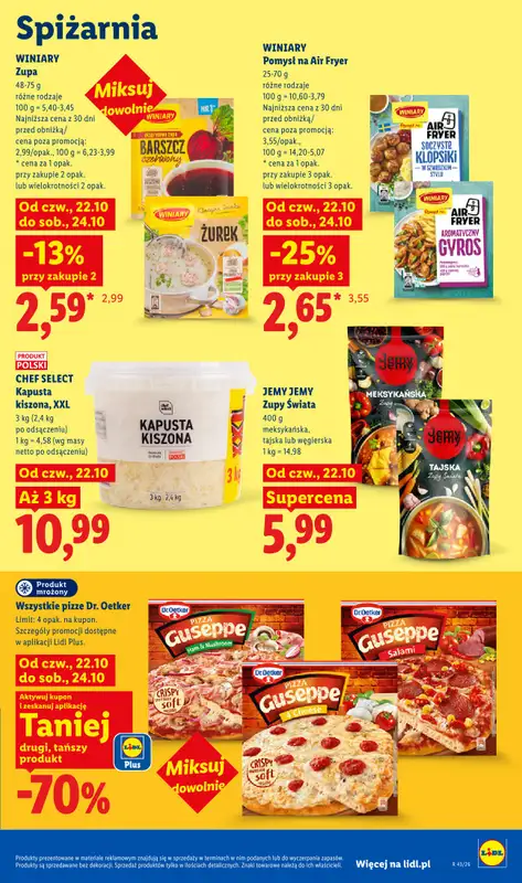 Lidl - gazetka promocyjna Oferta od czwartku od czwartku 22.10 do soboty 24.10 - strona 93