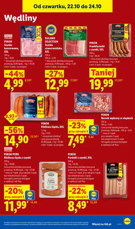 Lidl - gazetka promocyjna Oferta od czwartku od czwartku 22.10 do soboty 24.10 - strona 61