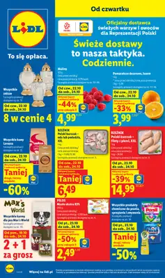 Lidl - gazetka promocyjna Oferta od czwartku od czwartku 22.10 do soboty 24.10