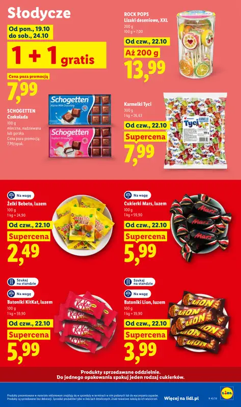 Lidl - gazetka promocyjna Oferta od czwartku od czwartku 22.10 do soboty 24.10 - strona 73