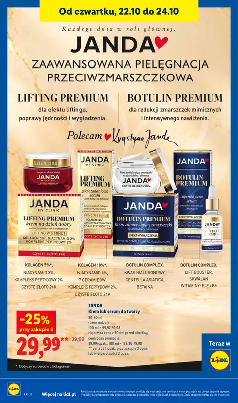 Lidl - gazetka promocyjna Oferta od czwartku od czwartku 22.10 do soboty 24.10 - strona 96