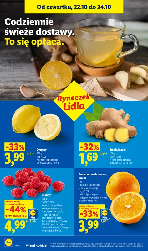 Lidl - gazetka promocyjna Oferta od czwartku od czwartku 22.10 do soboty 24.10 - strona 46