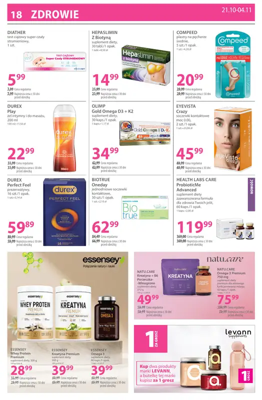 Hebe - gazetka promocyjna Gazetka od środy 21.10 do środy 04.11 - strona 18