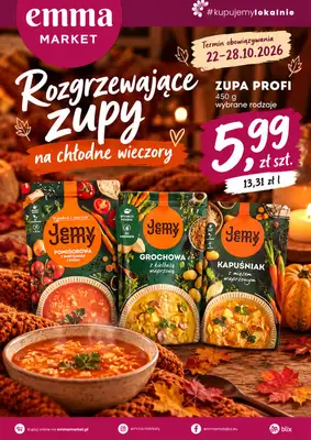 emma MARKET - gazetka promocyjna Promocje od czwartku 22.10 do środy 28.10