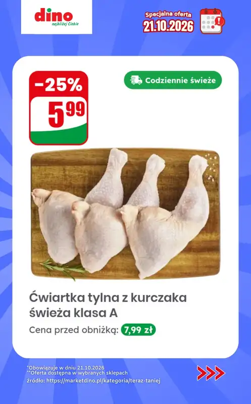 Dino - gazetka promocyjna Specjalna oferta na 21.10.2026 - promocje spoza gazetki od środy 21.10 do środy 21.10 - strona 2