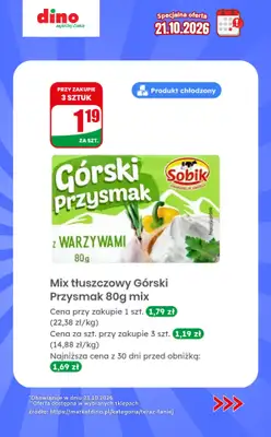 Dino - gazetka promocyjna Specjalna oferta na 21.10.2026 - promocje spoza gazetki od środy 21.10 do środy 21.10 - strona 10