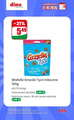 Dino - gazetka promocyjna Specjalna oferta na 21.10.2026 - promocje spoza gazetki od środy 21.10 do środy 21.10 - strona 7