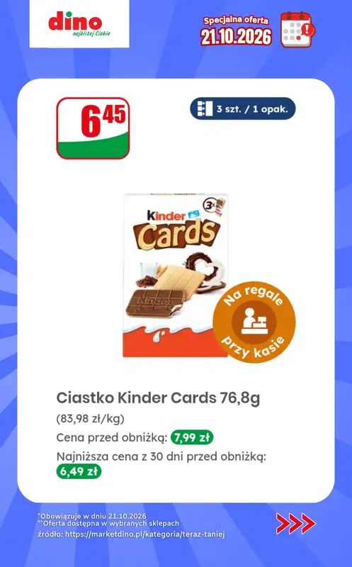 Dino - gazetka promocyjna Specjalna oferta na 21.10.2026 - promocje spoza gazetki od środy 21.10 do środy 21.10 - strona 5