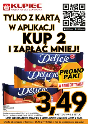 Kupiec - gazetka promocyjna Promopaki od środy 21.10 do wtorku 27.10 - strona 20