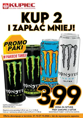 Kupiec - gazetka promocyjna Promopaki od środy 21.10 do wtorku 27.10 - strona 12
