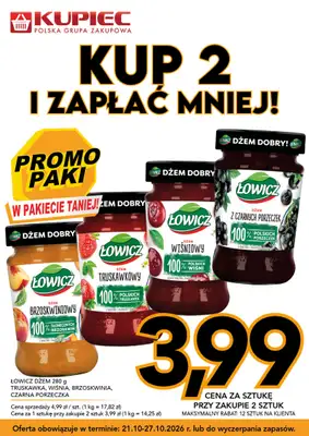 Kupiec - gazetka promocyjna Promopaki od środy 21.10 do wtorku 27.10 - strona 11