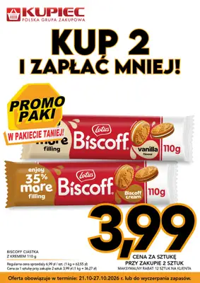 Kupiec - gazetka promocyjna Promopaki od środy 21.10 do wtorku 27.10 - strona 2