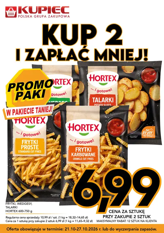 Kupiec - gazetka promocyjna Promopaki od środy 21.10 do wtorku 27.10 - strona 6