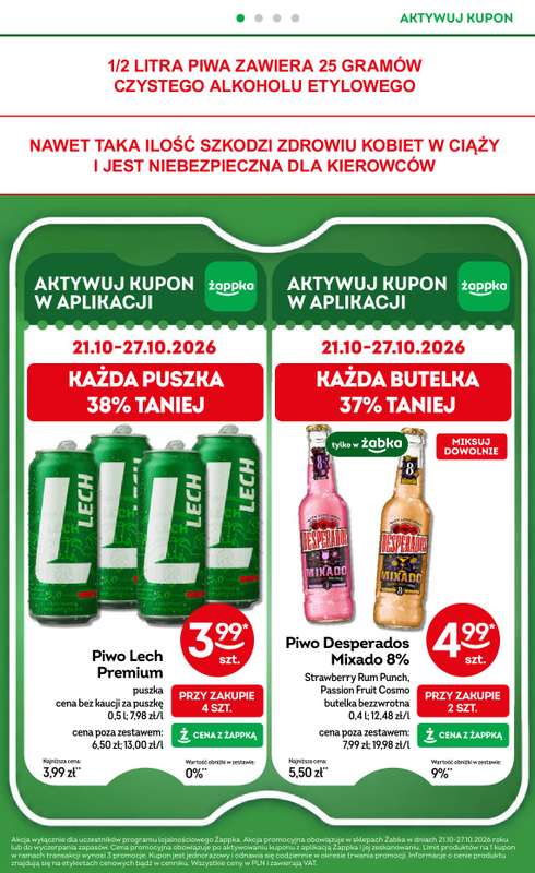 Żabka - gazetka promocyjna Gazetka od środy 21.10 do wtorku 03.11 - strona 30