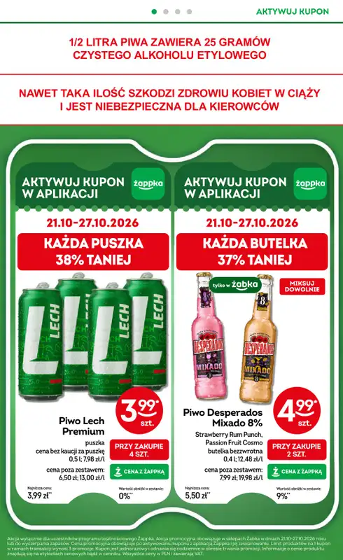 Żabka - gazetka promocyjna Gazetka od środy 21.10 do wtorku 03.11 - strona 30