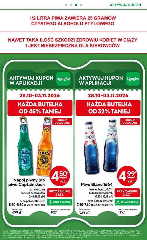 Żabka - gazetka promocyjna Gazetka od środy 21.10 do wtorku 03.11 - strona 32