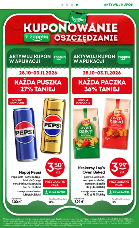 Żabka - gazetka promocyjna Gazetka od środy 21.10 do wtorku 03.11 - strona 33