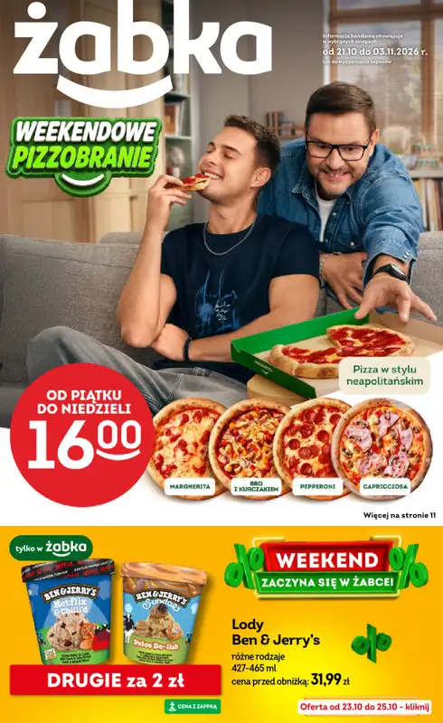 Żabka - gazetka promocyjna Gazetka od środy 21.10 do wtorku 03.11