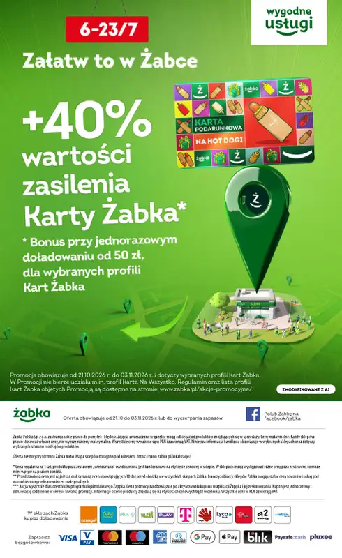 Żabka - gazetka promocyjna Gazetka od środy 21.10 do wtorku 03.11 - strona 72